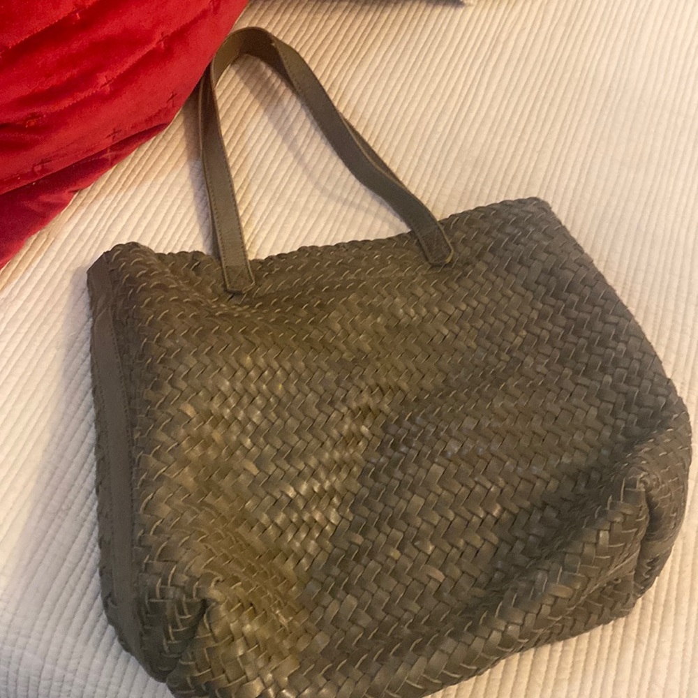 Leather weave bag. Beautiful condition